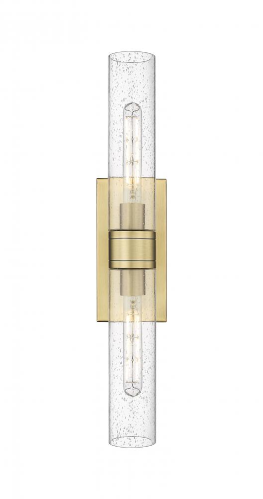 Boreas - 2 Light - 24 inch - Brushed Brass - Bath Vanity Light