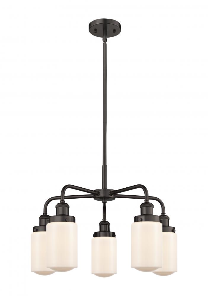 Dover - 5 Light - 23 inch - Oil Rubbed Bronze - Chandelier