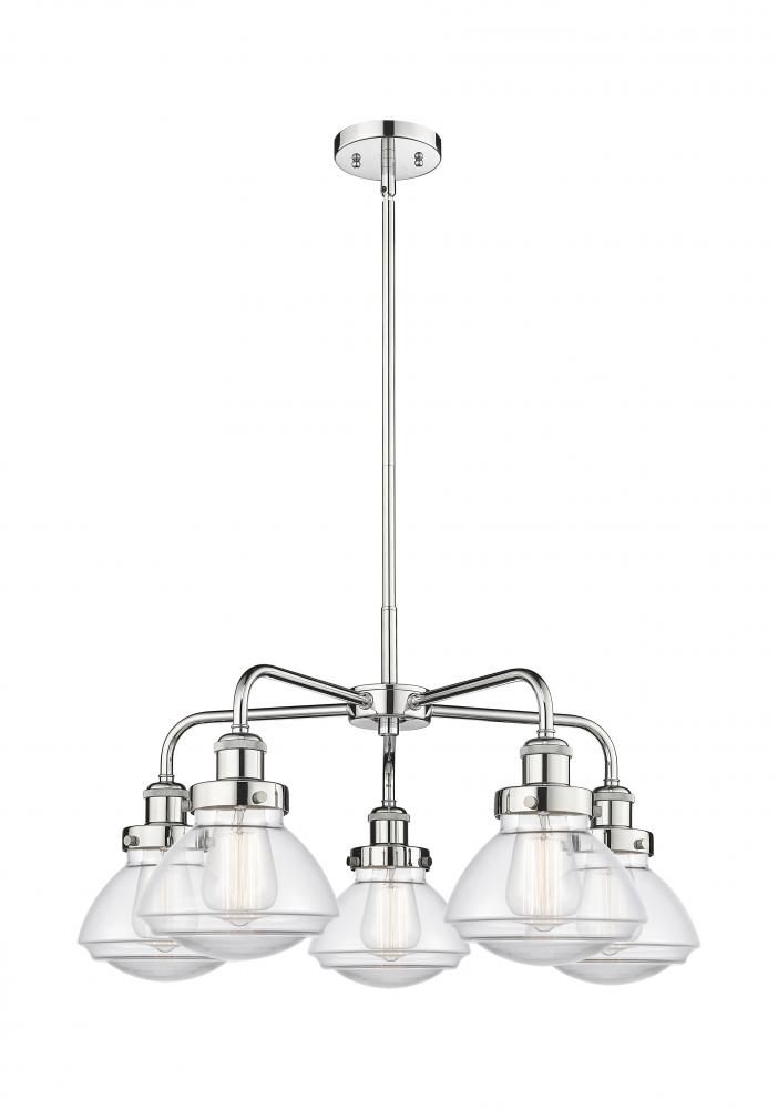 Olean - 5 Light - 25 inch - Polished Chrome - Chandelier