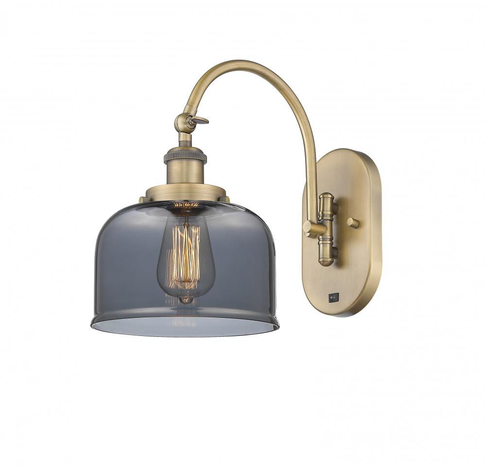 Bell - 1 Light - 8 inch - Brushed Brass - Sconce