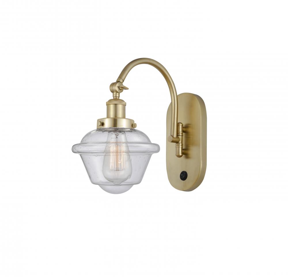 Oxford - 1 Light - 8 inch - Satin Gold - Sconce