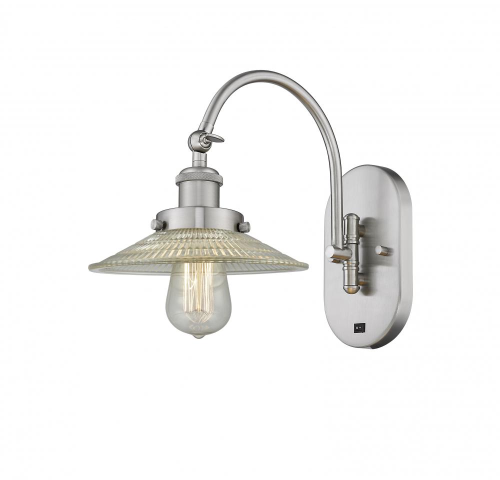 Halophane - 1 Light - 9 inch - Brushed Satin Nickel - Sconce