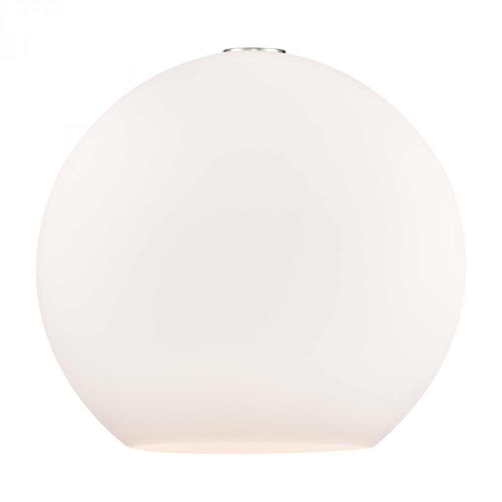 Athens Light 15.75 inch Matte White Glass