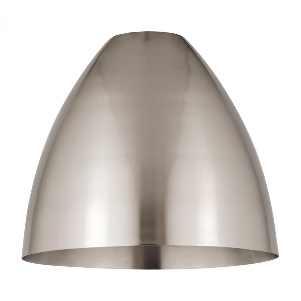 Metal Bristol Light 12 inch Brushed Satin Nickel Metal Shade