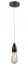 Innovations Lighting 100OB-10W-4OB - Fairchild - 1 Light - 2 inch - Oil Rubbed Bronze - Cord hung - Mini Pendant