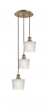 Innovations Lighting 113B-3P-AB-G402 - Niagara - 3 Light - 13 inch - Antique Brass - Cord Hung - Multi Pendant