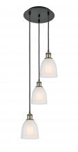 Innovations Lighting 113B-3P-BAB-G441 - Brookfield - 3 Light - 12 inch - Black Antique Brass - Cord Hung - Multi Pendant