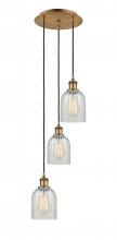 Innovations Lighting 113B-3P-BB-G2511 - Caledonia - 3 Light - 12 inch - Brushed Brass - Cord Hung - Multi Pendant