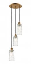 Innovations Lighting 113B-3P-BB-G434-7DE - Crown Point - 3 Light - 13 inch - Brushed Brass - Multi Pendant