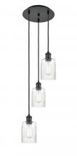 Innovations Lighting 113B-3P-BK-G342 - Hadley - 3 Light - 11 inch - Matte Black - Cord Hung - Multi Pendant