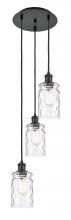 Innovations Lighting 113B-3P-BK-G352 - Candor - 3 Light - 11 inch - Matte Black - Cord Hung - Multi Pendant