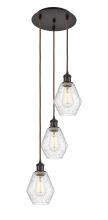  113B-3P-OB-G654-6 - Cindyrella - 3 Light - 13 inch - Oil Rubbed Bronze - Cord Hung - Multi Pendant