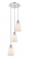  113B-3P-PC-G391 - Ellery - 3 Light - 12 inch - Polished Chrome - Cord Hung - Multi Pendant