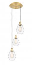 Innovations Lighting 113B-3P-SG-G652-6 - Cindyrella - 3 Light - 13 inch - Satin Gold - Cord Hung - Multi Pendant