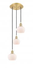 Innovations Lighting 113B-3P-SG-G91 - Fenton - 3 Light - 13 inch - Satin Gold - Cord Hung - Multi Pendant