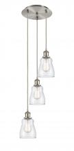 Innovations Lighting 113B-3P-SN-G392 - Ellery - 3 Light - 12 inch - Brushed Satin Nickel - Cord Hung - Multi Pendant