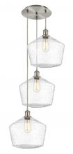 Innovations Lighting 113B-3P-SN-G654-12 - Cindyrella - 3 Light - 19 inch - Brushed Satin Nickel - Cord Hung - Multi Pendant