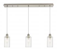 Innovations Lighting 123B-3P-SN-G434-7CL - Crown Point - 3 Light - 37 inch - Brushed Satin Nickel - Linear Pendant