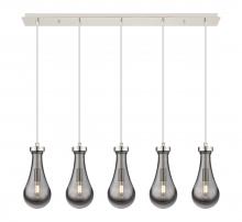 Innovations Lighting 125-451-1P-PN-G451-5SM - Owego - 5 Light - 37 inch - Polished Nickel - Linear Pendant