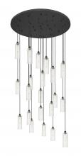 Innovations Lighting 148BK-B-21P-BK-G434-12SDY - Crown Point - 21 Light - 48 inch - Matte Black - Multi Pendant