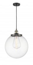 Innovations Lighting 201C-BAB-G202-14 - Beacon - 1 Light - 14 inch - Black Antique Brass - Cord hung - Mini Pendant