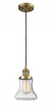 Innovations Lighting 201C-BB-G194 - Bellmont - 1 Light - 6 inch - Brushed Brass - Cord hung - Mini Pendant