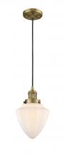 Innovations Lighting 201C-BB-G661-7 - Bullet - 1 Light - 7 inch - Brushed Brass - Cord hung - Mini Pendant