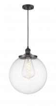 Innovations Lighting 201C-BK-G202-14 - Beacon - 1 Light - 14 inch - Matte Black - Cord hung - Mini Pendant