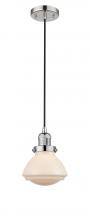 Innovations Lighting 201C-PN-G321 - Olean - 1 Light - 7 inch - Polished Nickel - Cord hung - Mini Pendant