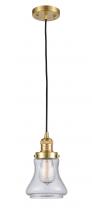 Innovations Lighting 201C-SG-G194 - Bellmont - 1 Light - 6 inch - Satin Gold - Cord hung - Mini Pendant