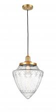 Innovations Lighting 201C-SG-G664-12 - Bullet - 1 Light - 12 inch - Satin Gold - Cord hung - Mini Pendant