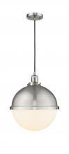 Innovations Lighting 201C-SN-HFS-121-SN - Hampden - 1 Light - 13 inch - Brushed Satin Nickel - Cord hung - Pendant