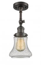 Innovations Lighting 201F-OB-G194 - Bellmont - 1 Light - 6 inch - Oil Rubbed Bronze - Semi-Flush Mount