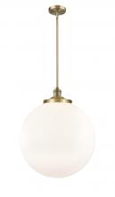 Innovations Lighting 201S-BB-G201-18 - Beacon - 1 Light - 18 inch - Brushed Brass - Stem Hung - Pendant