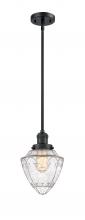 Innovations Lighting 201S-BK-G664-7 - Bullet - 1 Light - 7 inch - Matte Black - Stem Hung - Mini Pendant