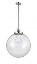 Innovations Lighting 201S-PC-G202-18 - Beacon - 1 Light - 18 inch - Polished Chrome - Stem Hung - Pendant