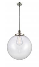 Innovations Lighting 201S-PN-G202-18 - Beacon - 1 Light - 18 inch - Polished Nickel - Stem Hung - Pendant