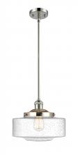 Innovations Lighting 201S-PN-G694-12 - Bridgeton - 1 Light - 12 inch - Polished Nickel - Stem Hung - Mini Pendant