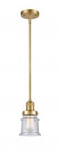 Innovations Lighting 201S-SG-G184S - Canton - 1 Light - 5 inch - Satin Gold - Stem Hung - Mini Pendant