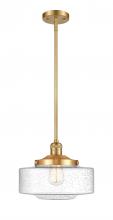 Innovations Lighting 201S-SG-G694-12 - Bridgeton - 1 Light - 12 inch - Satin Gold - Stem Hung - Mini Pendant