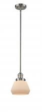 Innovations Lighting 201S-SN-G171 - Fulton - 1 Light - 7 inch - Brushed Satin Nickel - Stem Hung - Mini Pendant