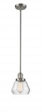 Innovations Lighting 201S-SN-G172 - Fulton - 1 Light - 7 inch - Brushed Satin Nickel - Stem Hung - Mini Pendant