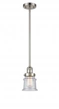 Innovations Lighting 201S-SN-G184S - Canton - 1 Light - 5 inch - Brushed Satin Nickel - Stem Hung - Mini Pendant