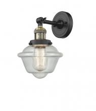 Innovations Lighting 203-BAB-G534 - Oxford - 1 Light - 8 inch - Black Antique Brass - Sconce