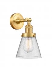 Innovations Lighting 203-SG-G64 - Cone - 1 Light - 6 inch - Satin Gold - Sconce