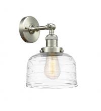 Innovations Lighting 203-SN-G713 - Bell - 1 Light - 8 inch - Brushed Satin Nickel - Sconce