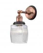 Innovations Lighting 203BP-ACBK-G302 - Colton - 1 Light - 6 inch - Antique Copper - Sconce