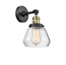  203SW-BAB-G172 - Fulton - 1 Light - 7 inch - Black Antique Brass - Sconce