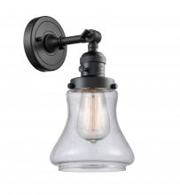  203SW-BK-G194 - Bellmont - 1 Light - 7 inch - Matte Black - Sconce