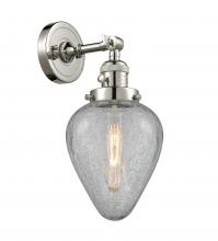 Innovations Lighting 203SW-PN-G165 - Geneseo - 1 Light - 7 inch - Polished Nickel - Sconce